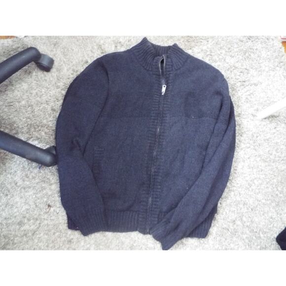 Boston Traders Lined Zip Sweater Sz M - Picture 1 of 5